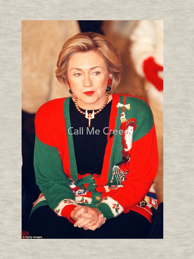 Jersey de Navidad de Hillary Clinton de amandagolf59
