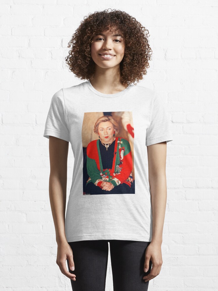 Hillary Clinton Christmas Sweater Essential T Shirt for Sale by Call Me Creed Redbubble