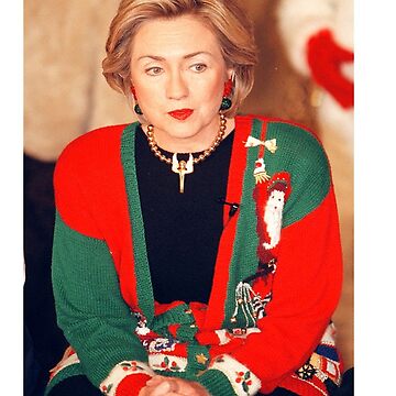 Hillary Clinton Christmas Sweater Essential T Shirt for Sale by Call Me Creed Redbubble