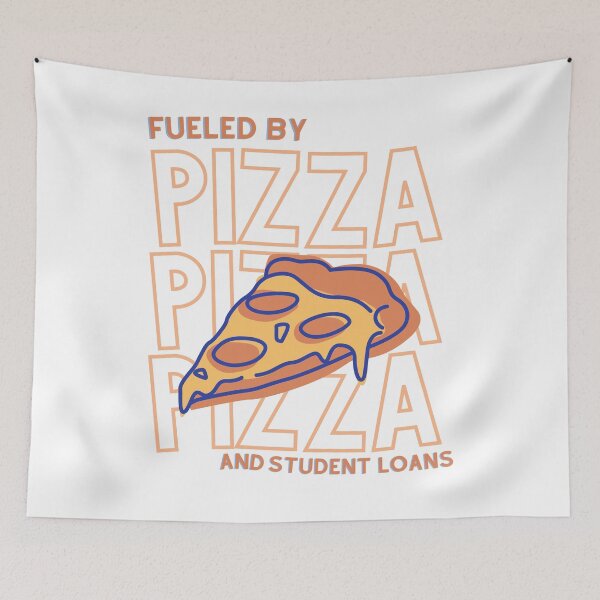 Item preview, fueled by pizza and student loans graduation  designed and sold by Oliver-B.