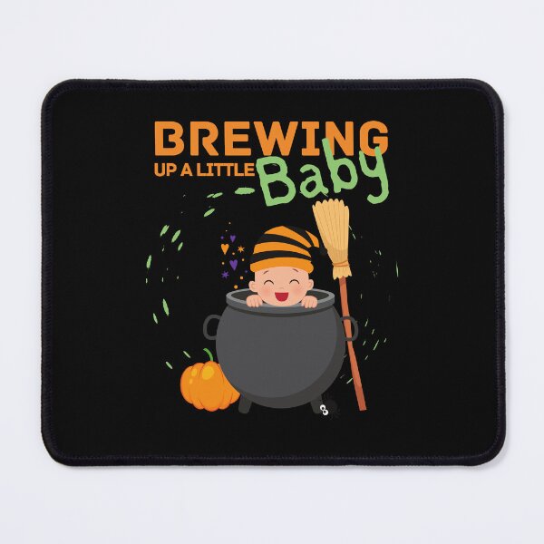 Item preview, Brewing up a little baby, halloween pregnancy announcement designed and sold by reka88.