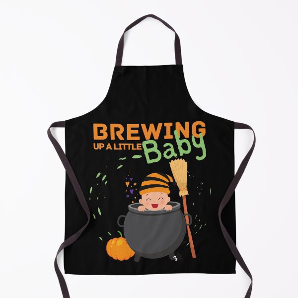 Item preview, Brewing up a little baby, halloween pregnancy announcement designed and sold by reka88.