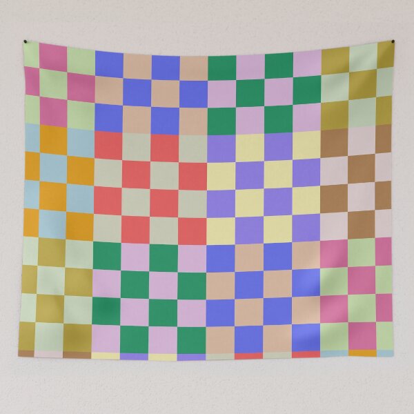 Item preview, Colorful Checkered Print designed and sold by meggydesigns.