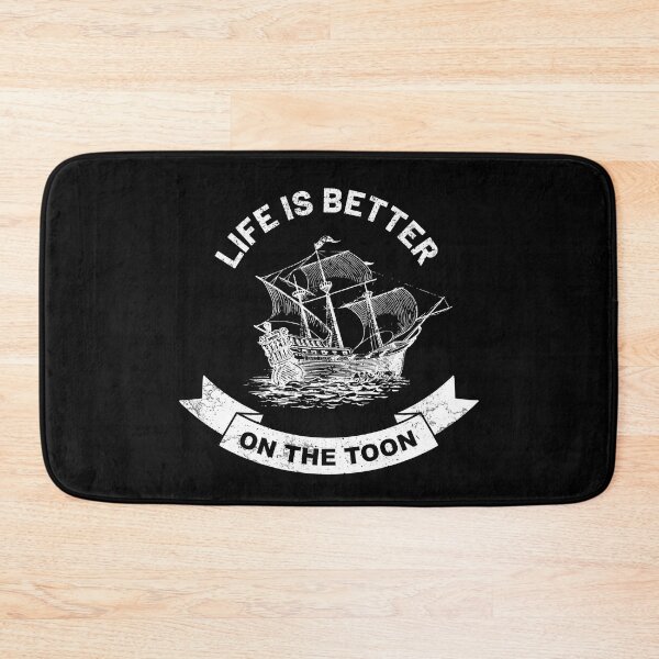 Item preview, Life is better on the toon boat vintage designed and sold by absolutdesign.