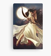 Goddess of the Moon Metal Print