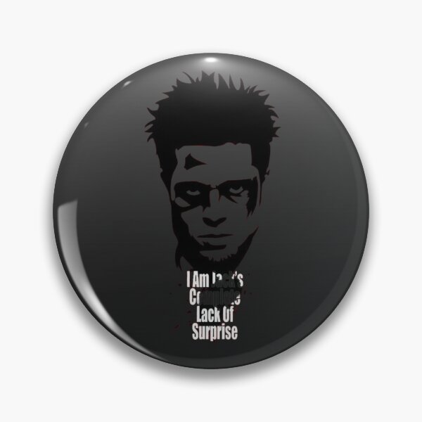 Item preview, Brad Pitt Fight Club - Lack Of Surprise  designed and sold by theakrobats.