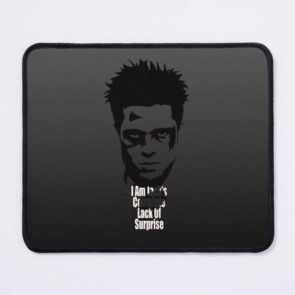 Item preview, Brad Pitt Fight Club - Lack Of Surprise designed and sold by theakrobats.