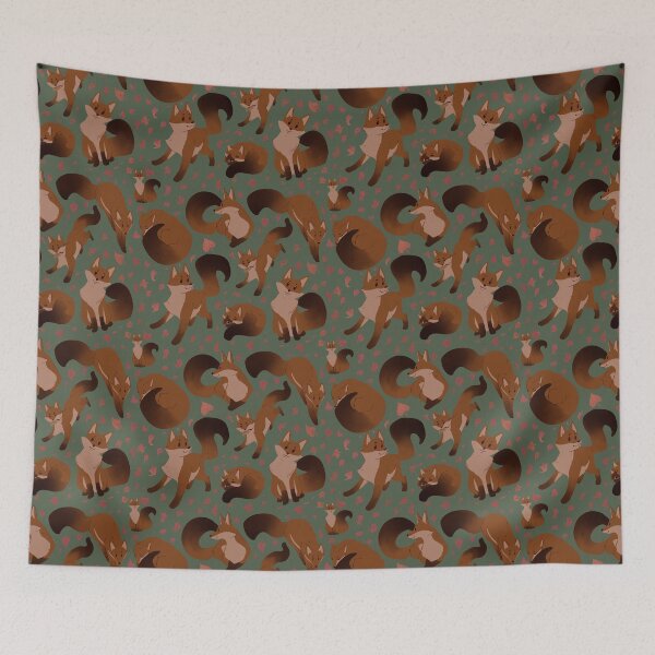 Item preview, Cute Fox pattern designed and sold by Suffersdaily.