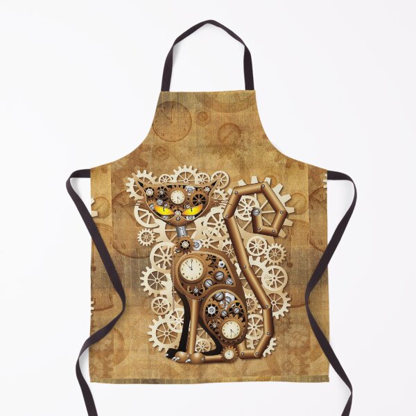 Item preview, Cat Steampunk Vintage Retro Style Machine designed and sold by BluedarkArt.