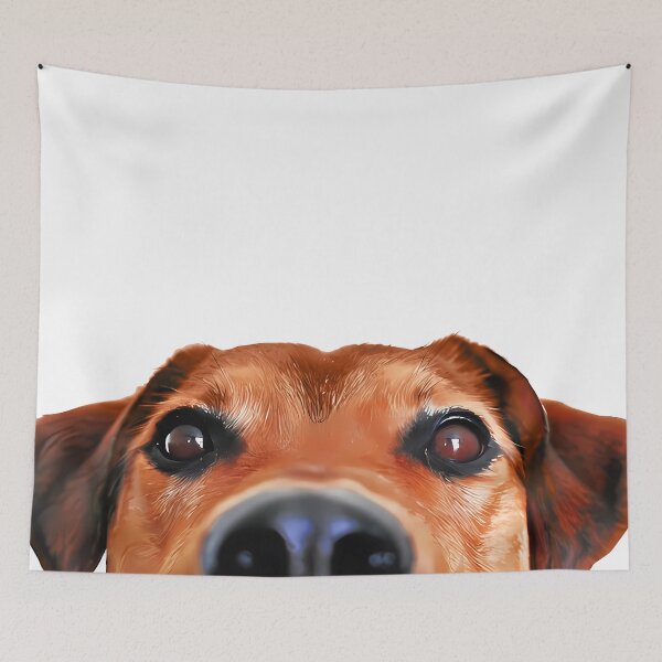 Item preview, Adorable dog  looking stylized designed and sold by AlexSin.
