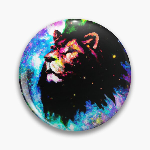 Item preview, Lauva - Galactic Lion, Lion Galaxy Art designed and sold by Bookwyrm-Bazaar.