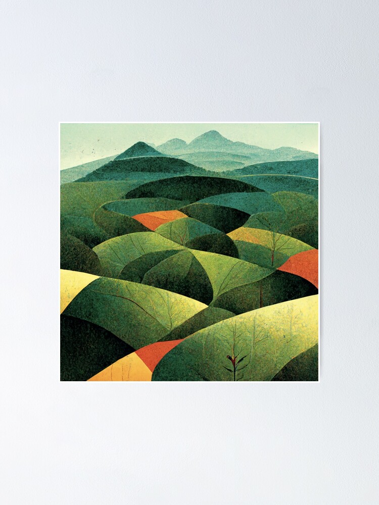 "Modern Nature Art" Poster for Sale by ContempStudio Redbubble