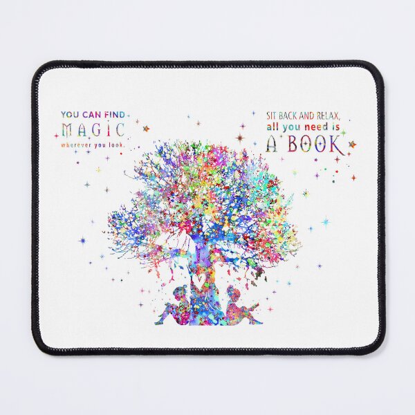Item preview, Girls reading under tree designed and sold by Rosaliartbook.