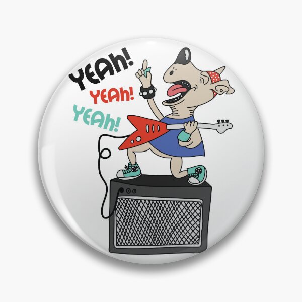 Item preview, Rockstar Dog Playing Electric Guitar Graphic Design designed and sold by zoripet Store.