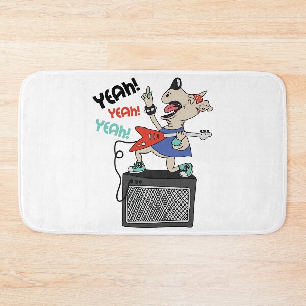 Item preview, Rockstar Dog Playing Electric Guitar Graphic Design designed and sold by zoripet Store.