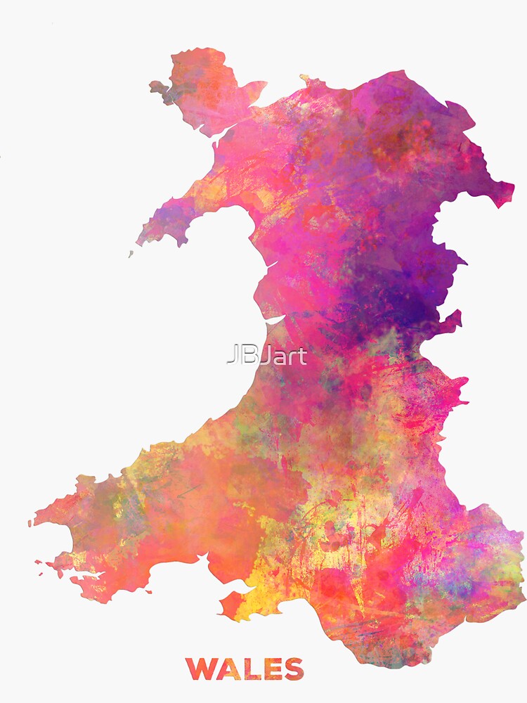 Wales map #wales #map by JBJart