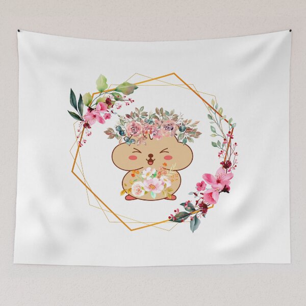 Item preview, Hamsters And Flowers designed and sold by Digitalme Designs.