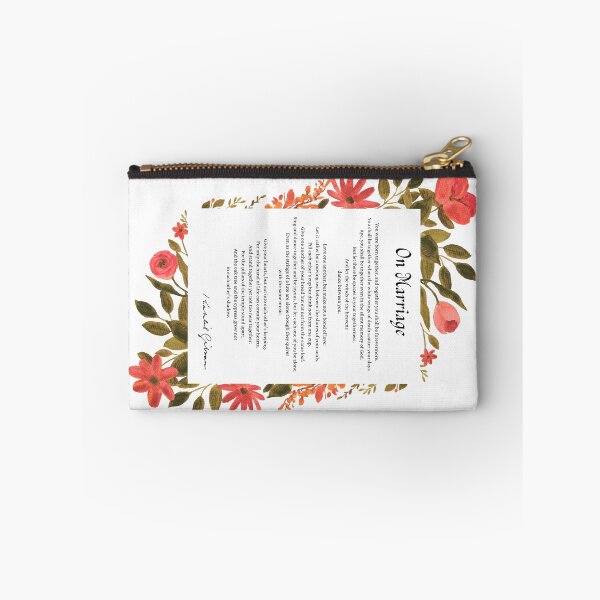 Item preview, On Marriage, from The Prophet, by libanese author Gibran Khalil Gibran - Romantic Love Book quote with author signature designed and sold by Storyphyle.