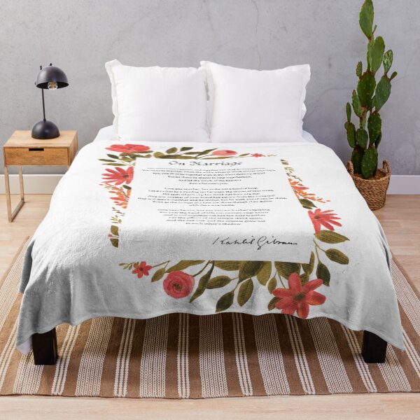 Item preview, On Marriage, from The Prophet, by libanese author Gibran Khalil Gibran - Romantic Love Book quote with author signature designed and sold by Storyphyle.