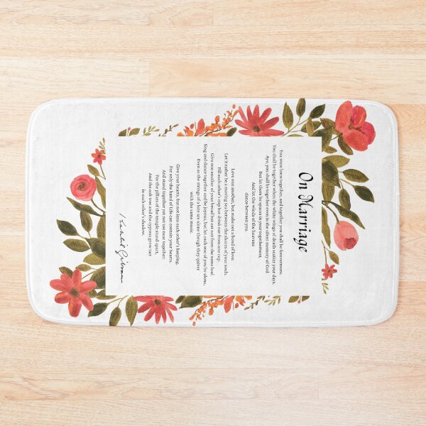Item preview, On Marriage, from The Prophet, by libanese author Gibran Khalil Gibran - Romantic Love Book quote with author signature designed and sold by Storyphyle.