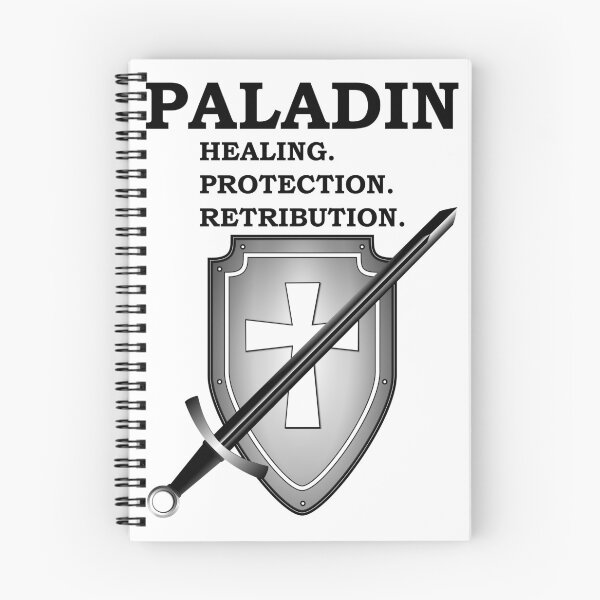 Item preview, HEALING. PROTECTION. RETRIBUTION. PALADIN RPG 5E Meme Class designed and sold by geekydesigner.