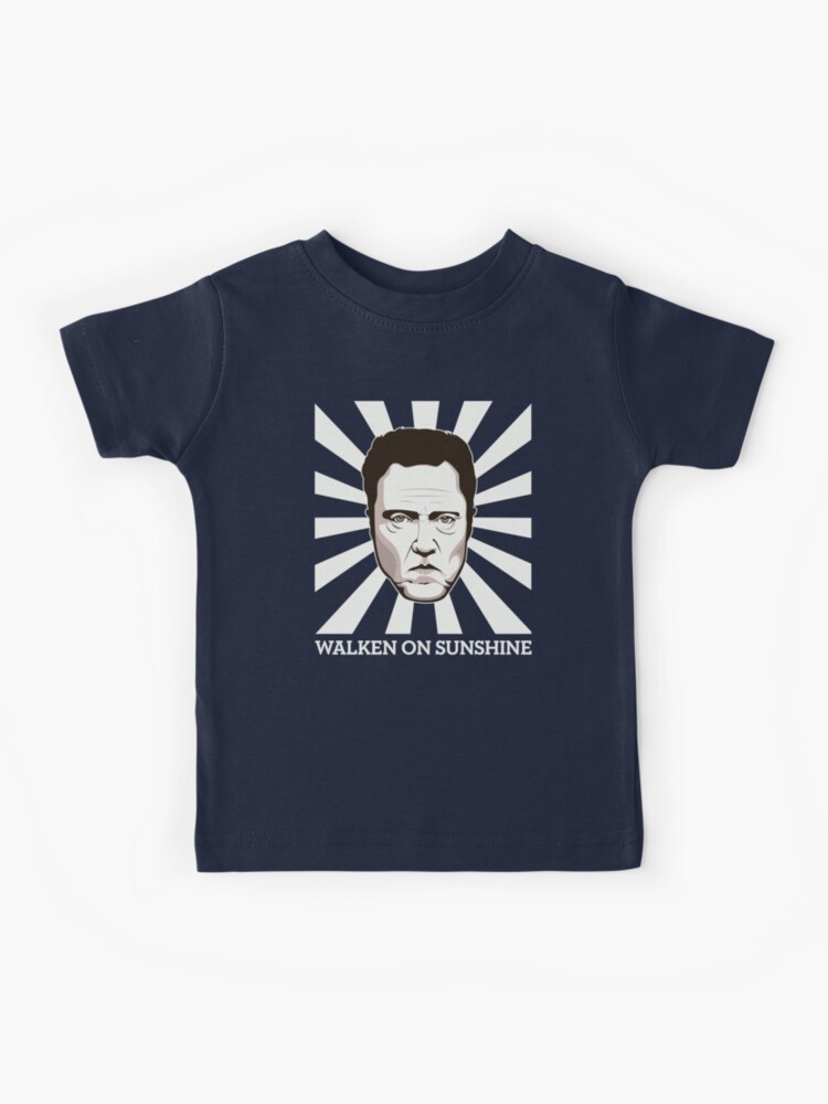 Walken on Sunshine - Christopher Walken (Dark Shirt Version) | Kids T-Shirt