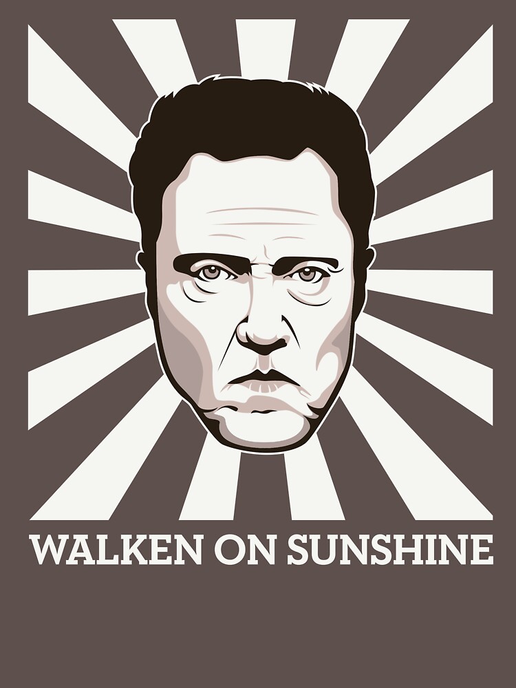 Walken on Sunshine - Christopher Walken (Dark Shirt Version) by FacesOfAwesome