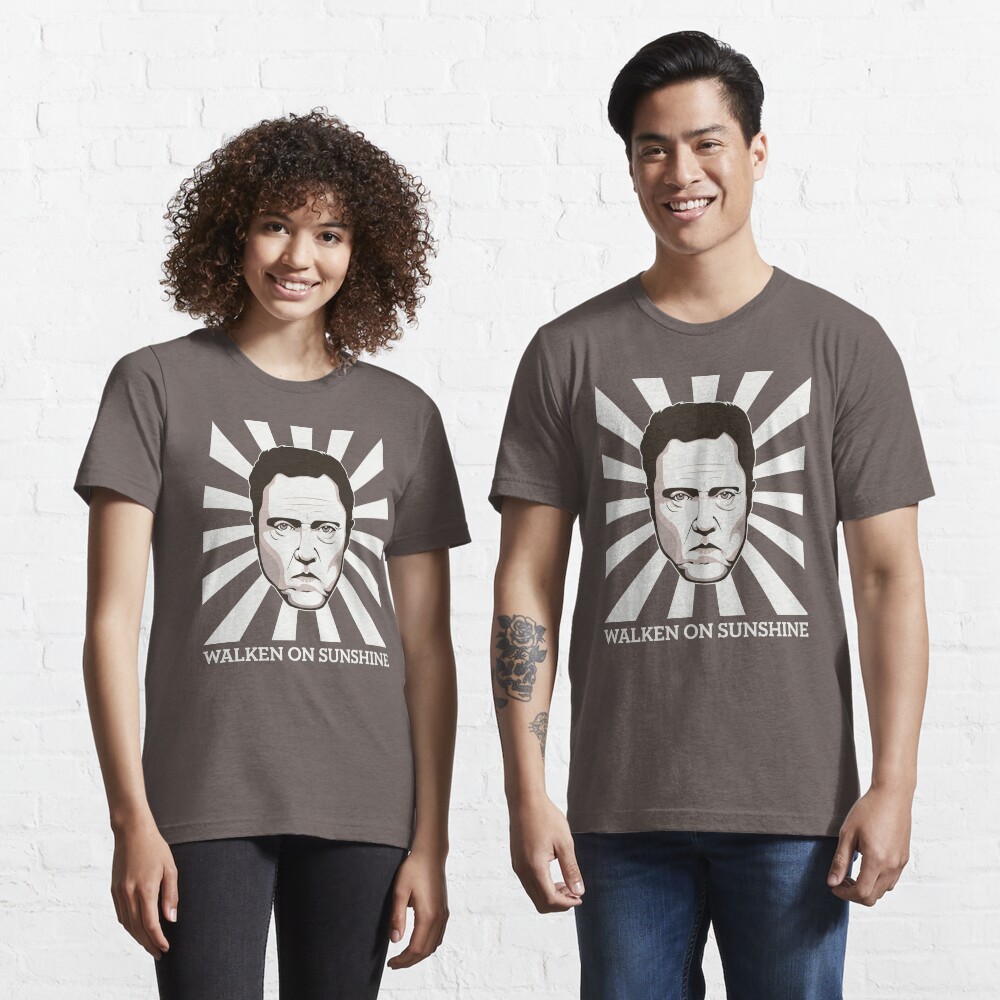 Walken on Sunshine - Christopher Walken (Dark Shirt Version) Essential T-Shirt
