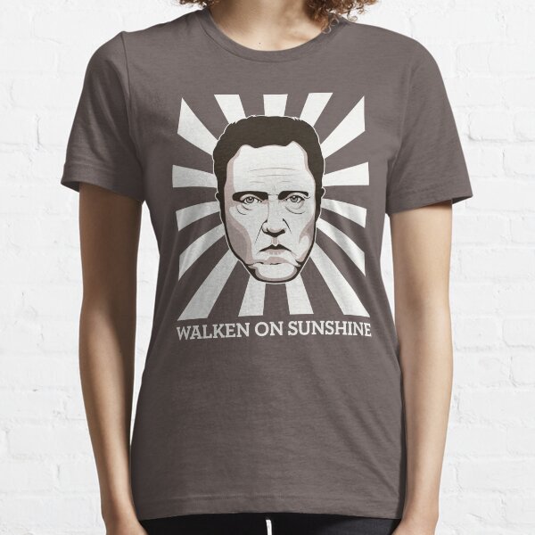 Walken on Sunshine - Christopher Walken (Dark Shirt Version) Essential T-Shirt