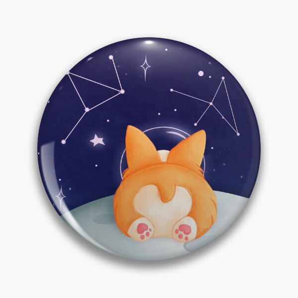 Item preview, Corgi on the Moon designed and sold by Ameliamaar.