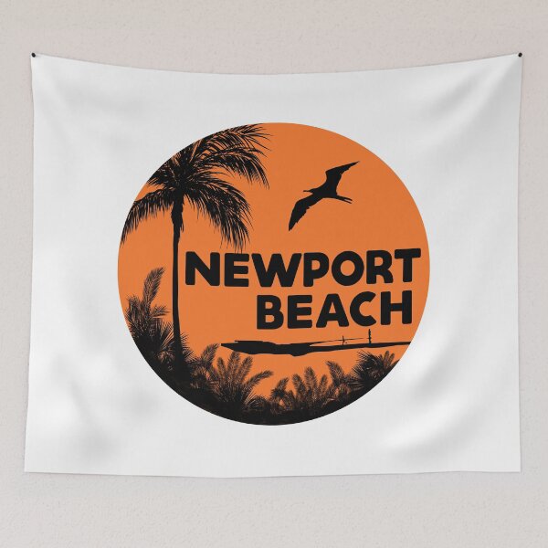 Item preview, NEWPORT BEACH California Surfer Surfing Surfboard Ocean Beach Vacation 3 designed and sold by DESTINATIONS DECAL.