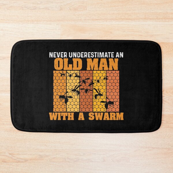 Item preview, Never Underestimate An Old Man Funny Bee Humor For Beekeeper designed and sold by StrongShirts.
