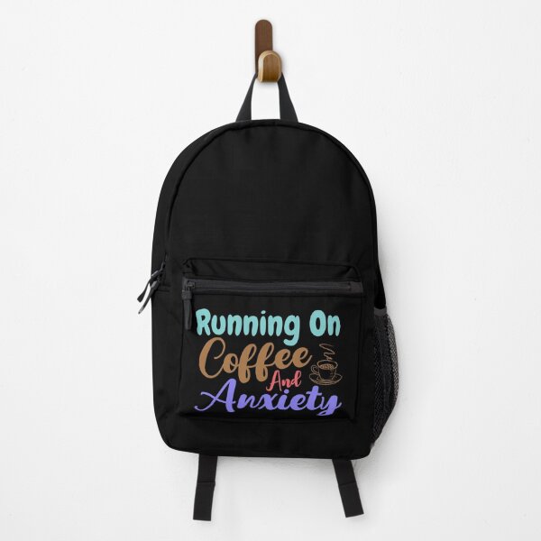 Item preview, Running On Coffee And Anxiety - Saying designed and sold by BopleDesigns.