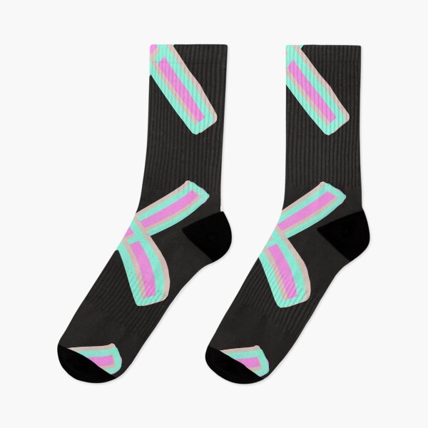Item preview, pattern of an X in pink and purple tones with an urban style. designed and sold by kitsuneins.