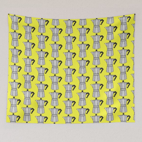 Item preview, Moka Stovetop - Yellow designed and sold by tobyjrobinson.