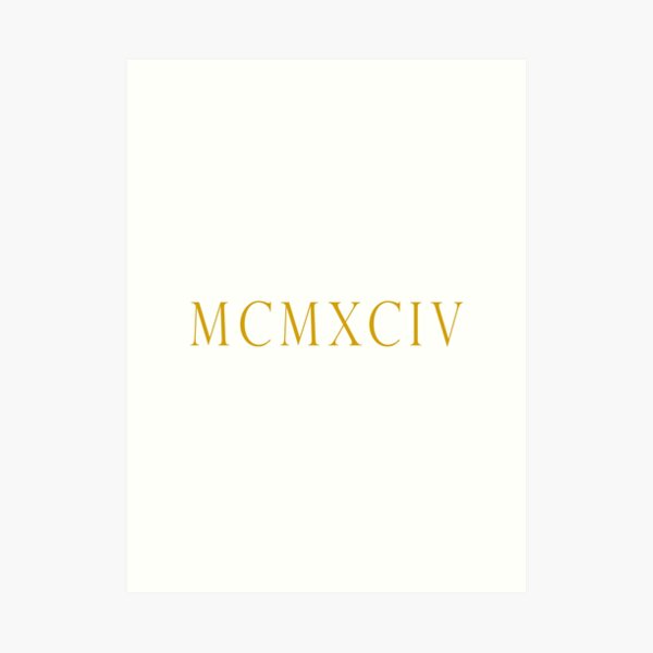 roman-numeral-1994-roman-numeral-mcmxciv-number-1994-roman-numerals-art-print-for-sale-by