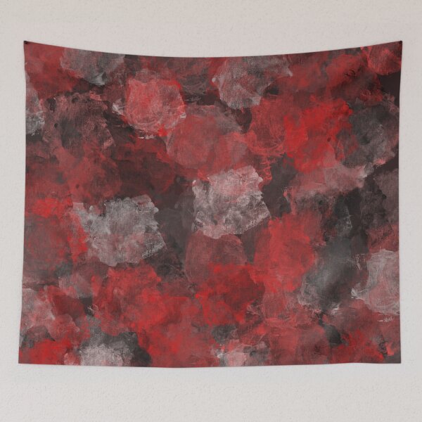 Item preview, Plum Red Abstract Leaf Design designed and sold by Jessielee72.