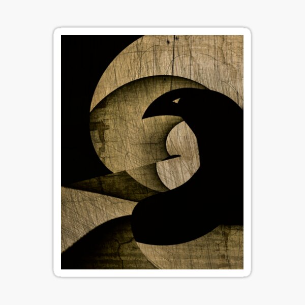 Wounded Magpie Sticker