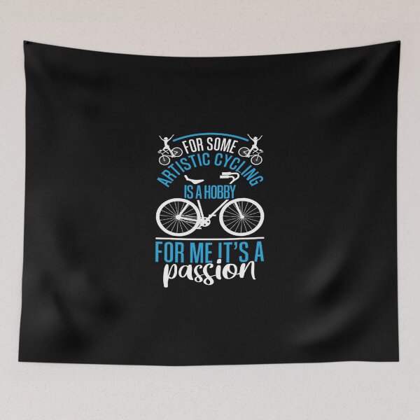 Item preview, For Some Artistic Cycling Is Not A Hobby For Me It's A Passion Sticker designed and sold by marisannogm.