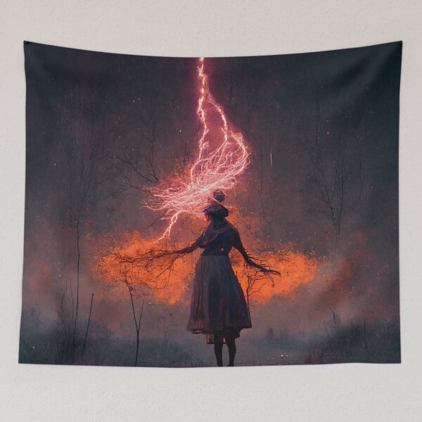 Item preview, Witch Controlling Lightning designed and sold by ekarib.