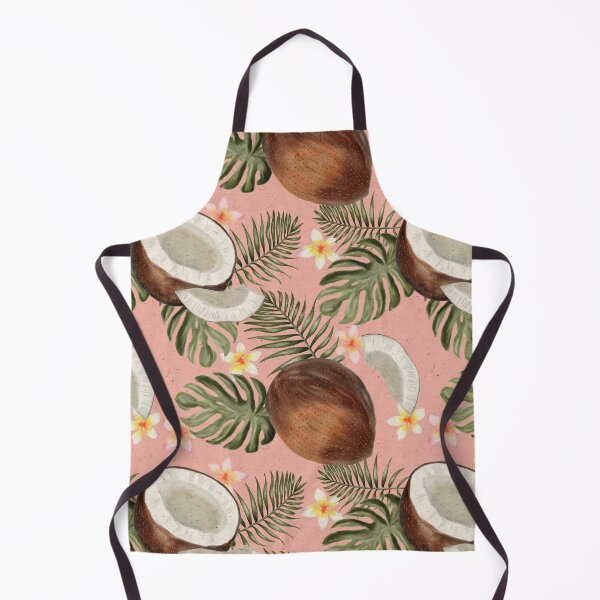 Item preview, Coconuts About You Tropical Vintage Pattern (Blush Pink) designed and sold by ‧͙⁺˚*・༓☾ Moon Saikia ☽༓・*˚⁺‧͙.