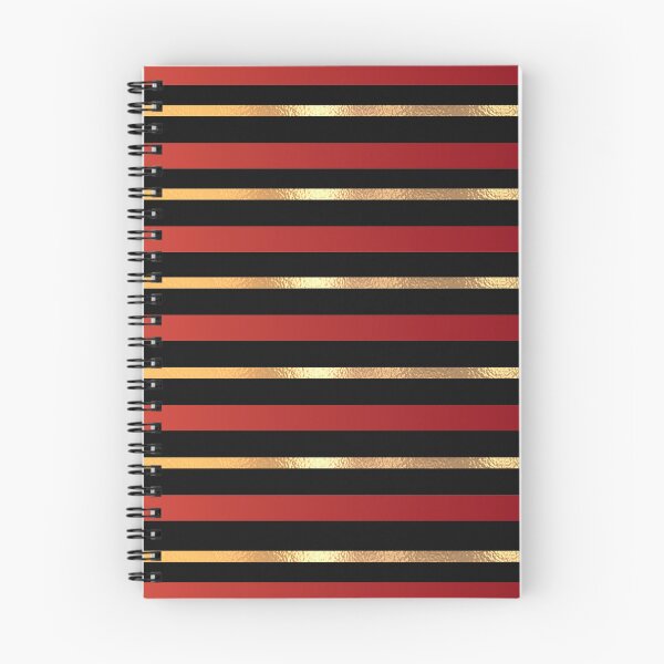 Item preview, festive christmas black red and golden glitter stripes designed and sold by PRETTY-PEARLS.