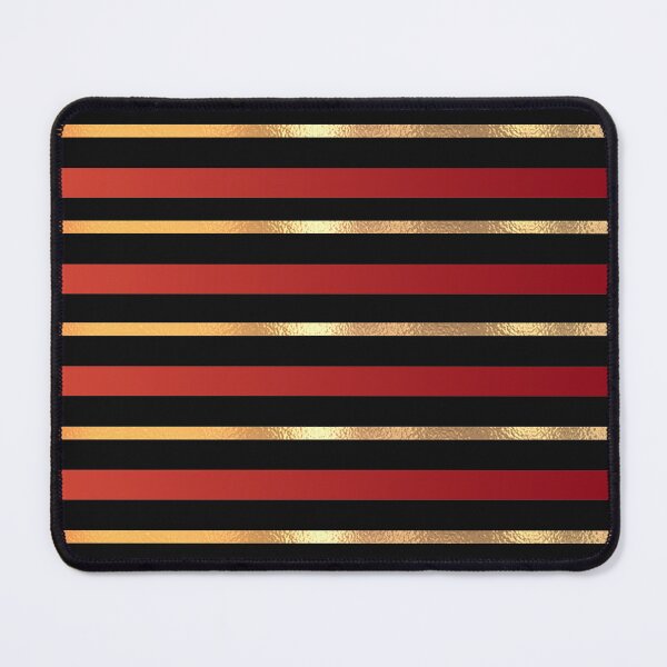 Item preview, festive christmas black red and golden glitter stripes designed and sold by PRETTY-PEARLS.
