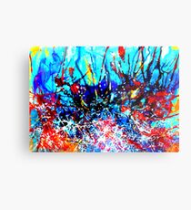 Ink Metal Print