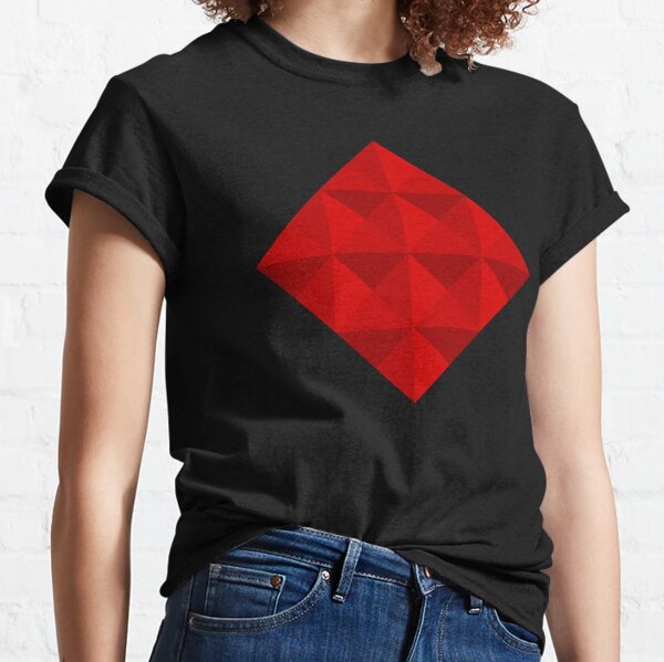 Red geometric pattern Classic T-Shirt