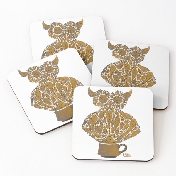 Item preview, Morning Coffee Owl designed and sold by hikkora.