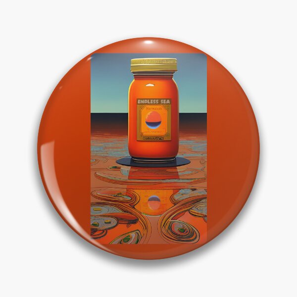 Item preview, Endless Sea marmalade (orange citrus jam ocean fan) designed and sold by SolidEarthArt.