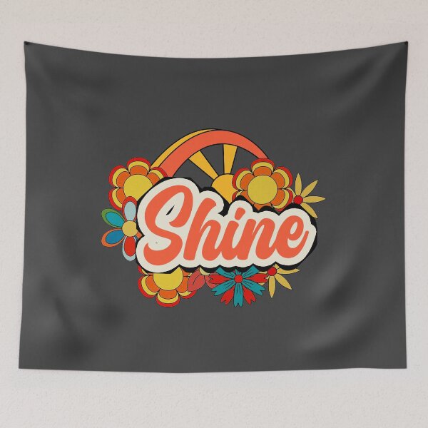 Item preview, Shine Retro Flowers and Sunshine. Retro Vintage. Bright retro. designed and sold by MamaNeeaDesigns.