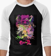 Splatoon 2 Poster Men's Baseball ¾ T-Shirt