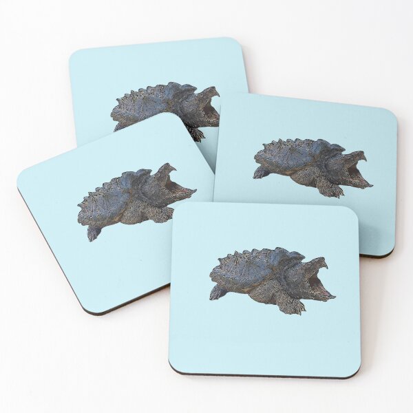 Item preview,  Alligator Snapping Turtle Black Alternate Design Painting  designed and sold by designsasstultd.